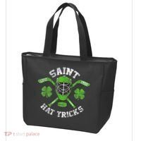 Saint Hattrick St Patrick's Day Hockey Hat Tricks Boy Tote Bag thumb 3