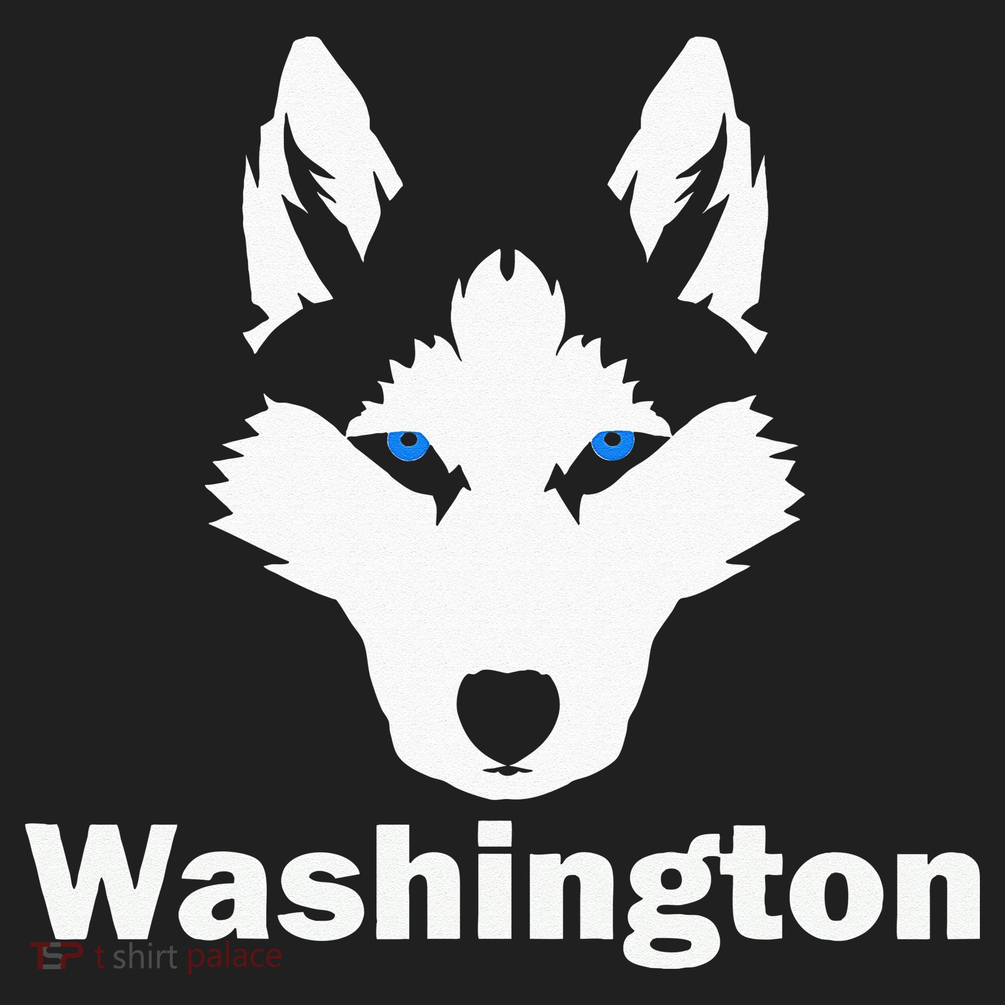 Siberian Huskies State Of Washington Husky Face Hat