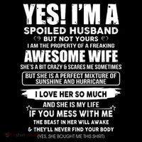 Spoiled Husband Women's Long Sleeve Shirt thumb 2