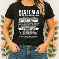 Spoiled Husband Women's T-Shirt thumb 2