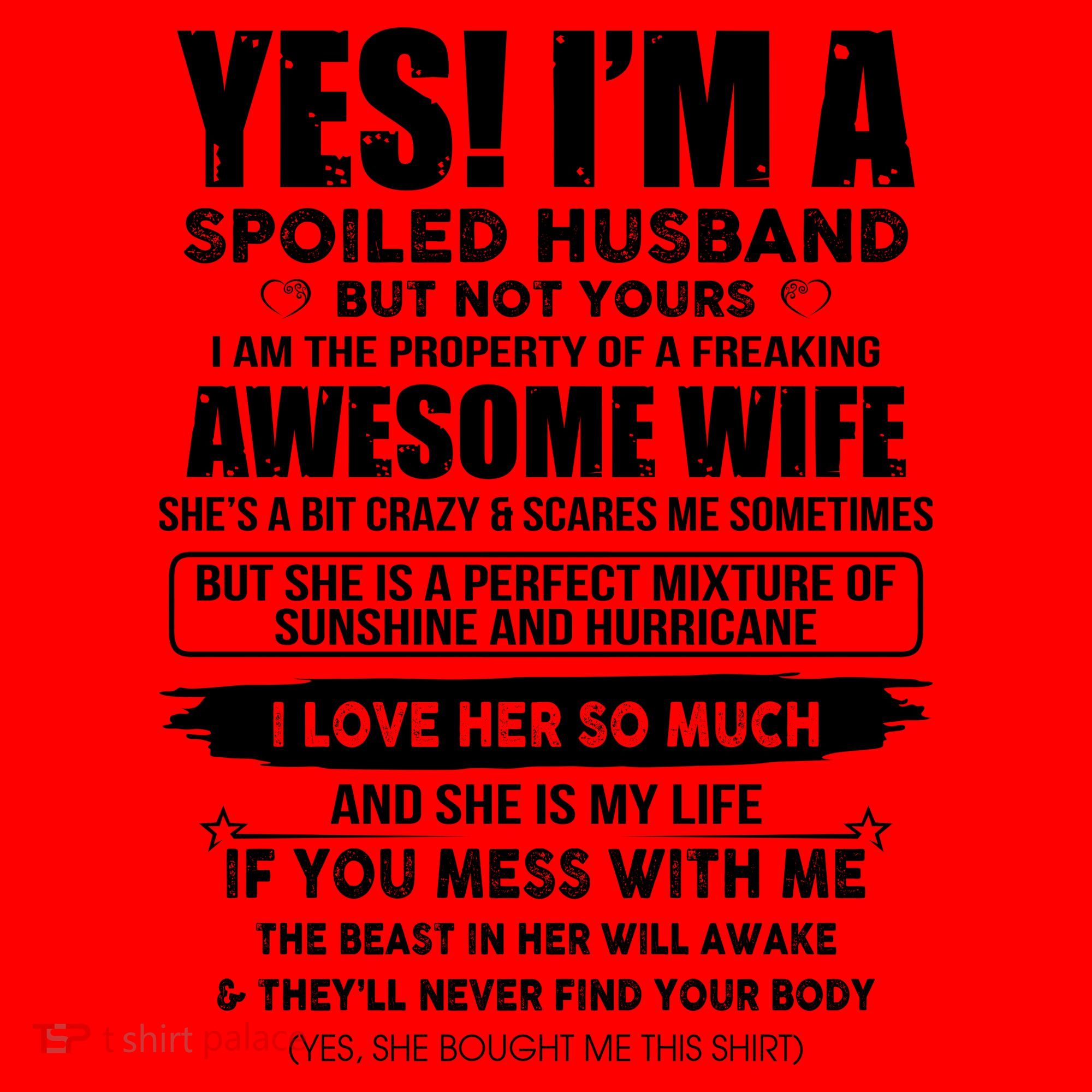 Spoiled Husband Santa Hat