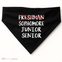 Sophomore High School Freshman College Freshman Graduation USA-Made Doggie Bandana thumb 0