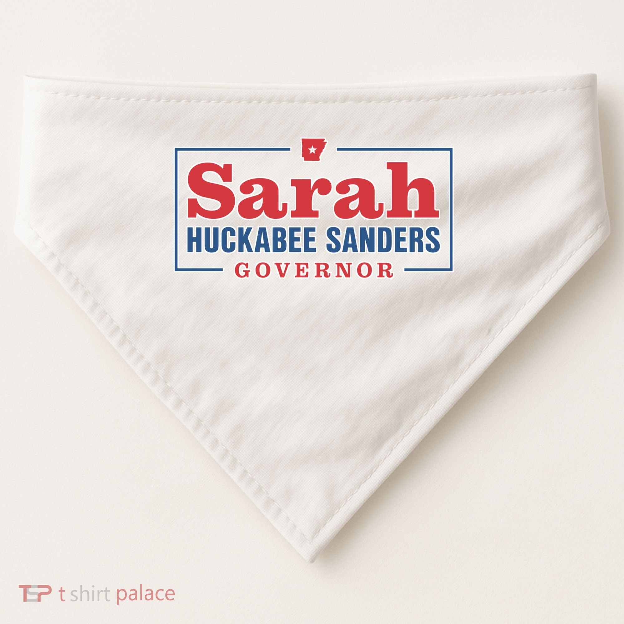 Sarah Huckabee Sanders Governor USA-Made Doggie Bandana