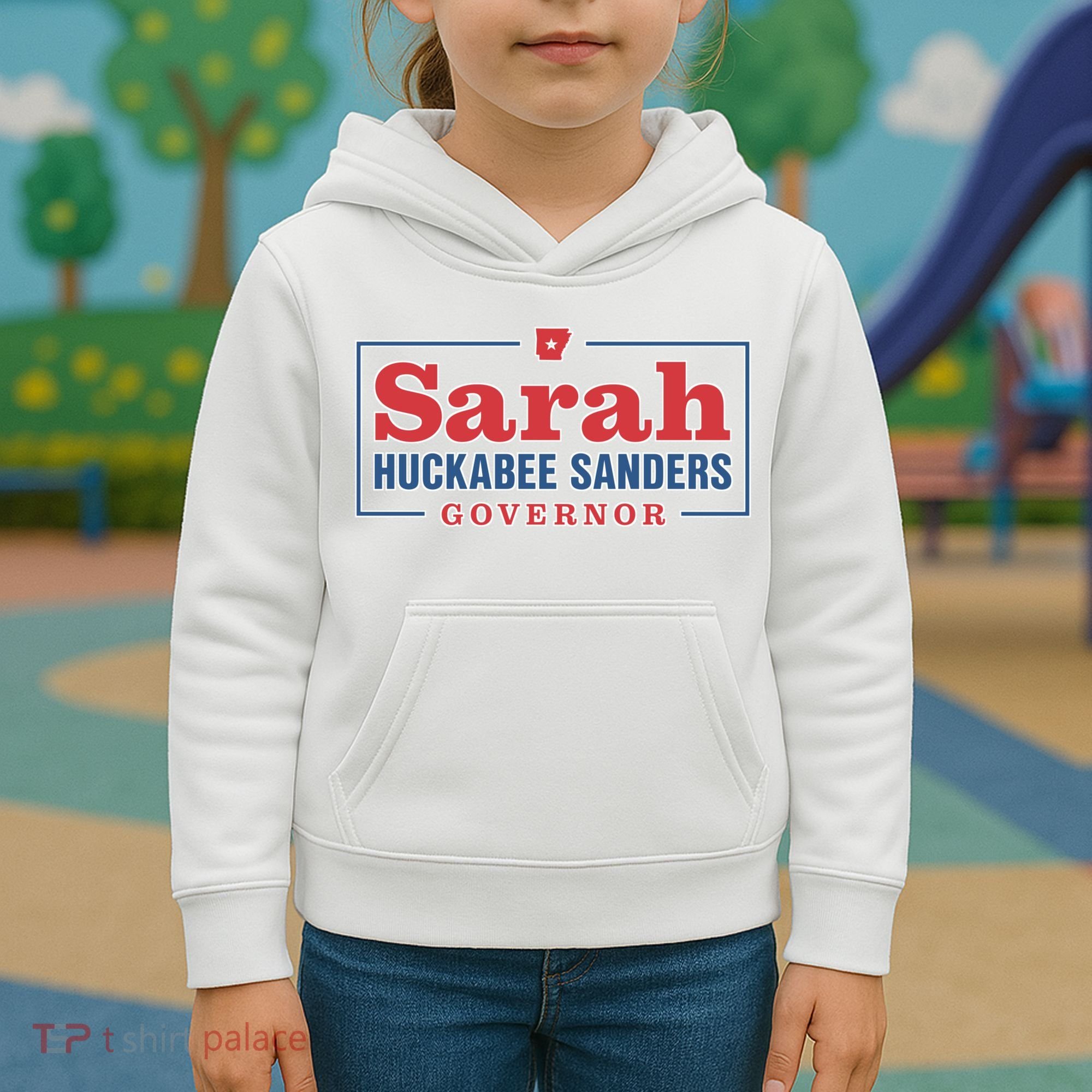 Sarah Huckabee Sanders Governor Kids Hoodie