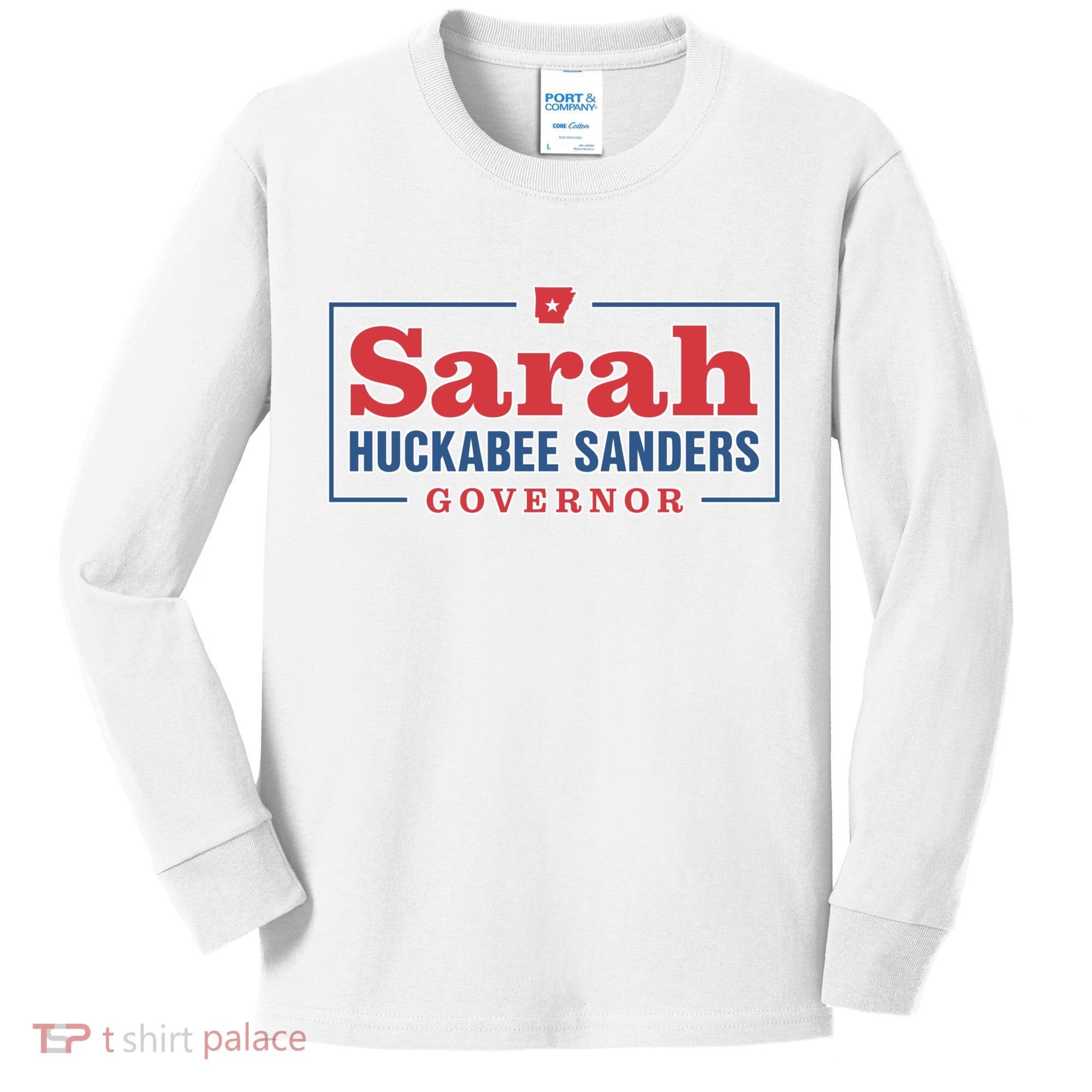 Sarah Huckabee Sanders Governor Kids Long Sleeve Shirt