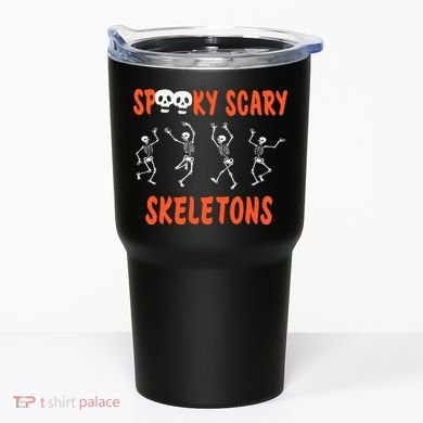 Spooky Halloween Scary Skeletons Tumbler