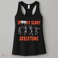 Spooky Halloween Scary Skeletons Women's Tank Top thumb 3
