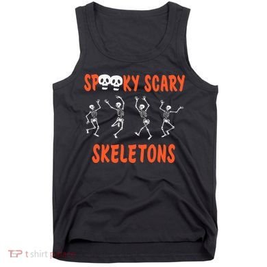 Spooky Halloween Scary Skeletons Tank Top