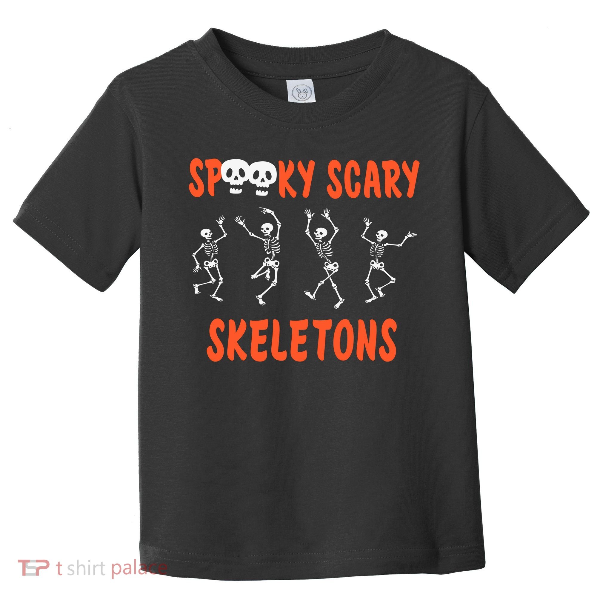 Spooky Halloween Scary Skeletons Toddler T-Shirt