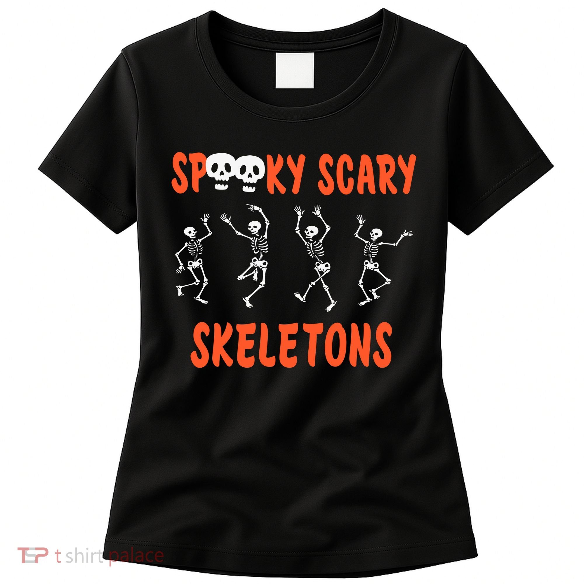 Spooky Halloween Scary Skeletons Women's T-Shirt
