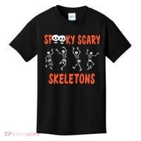 Spooky Halloween Scary Skeletons Kids T-Shirt thumb 0