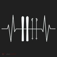 Ski Heartbeat Skier Skiing Gift For Skier Tumbler thumb 3