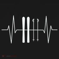 Ski Heartbeat Skier Skiing Gift For Skier Women's Tank Top thumb 5
