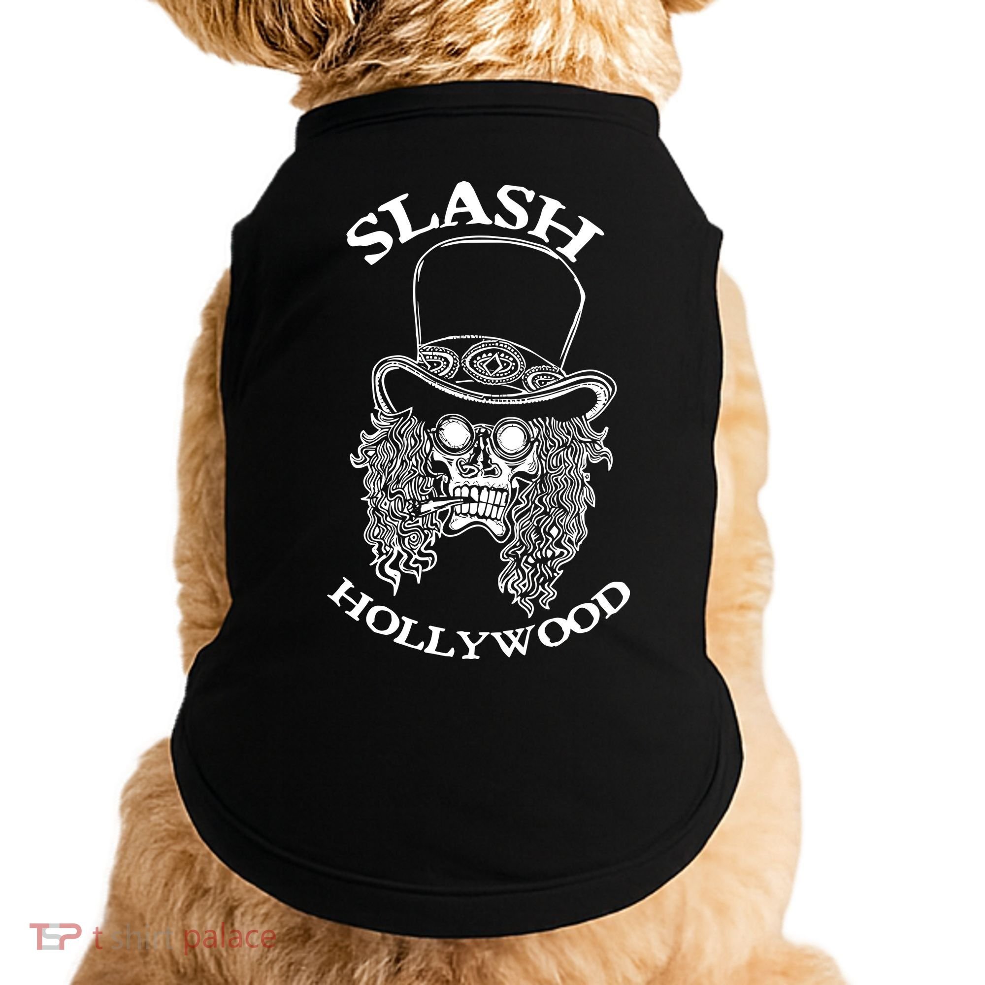 Slash Hollywood Skull Red Doggie Tank