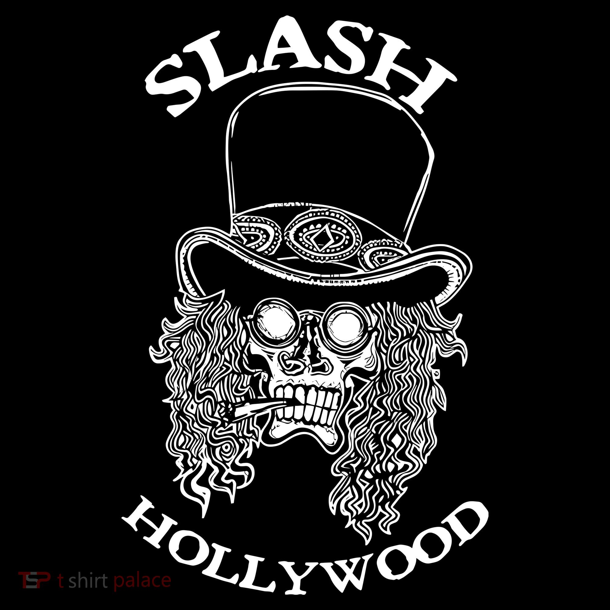 Slash Hollywood Skull Red Mousepad