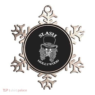 Slash Hollywood Skull Red Ornament