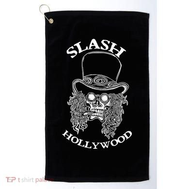 Slash Hollywood Skull Red Golf Towel