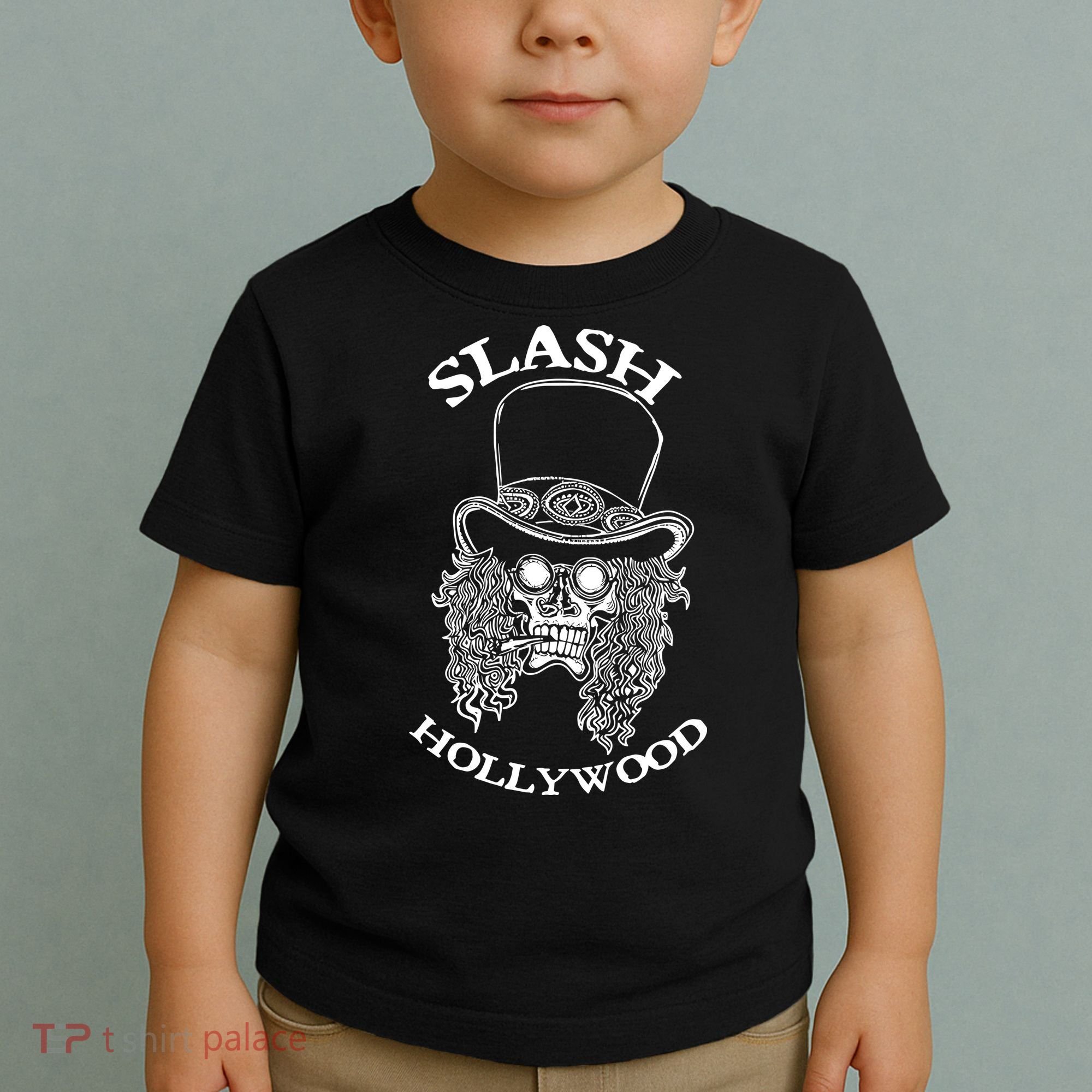 Slash Hollywood Skull Red Toddler T-Shirt