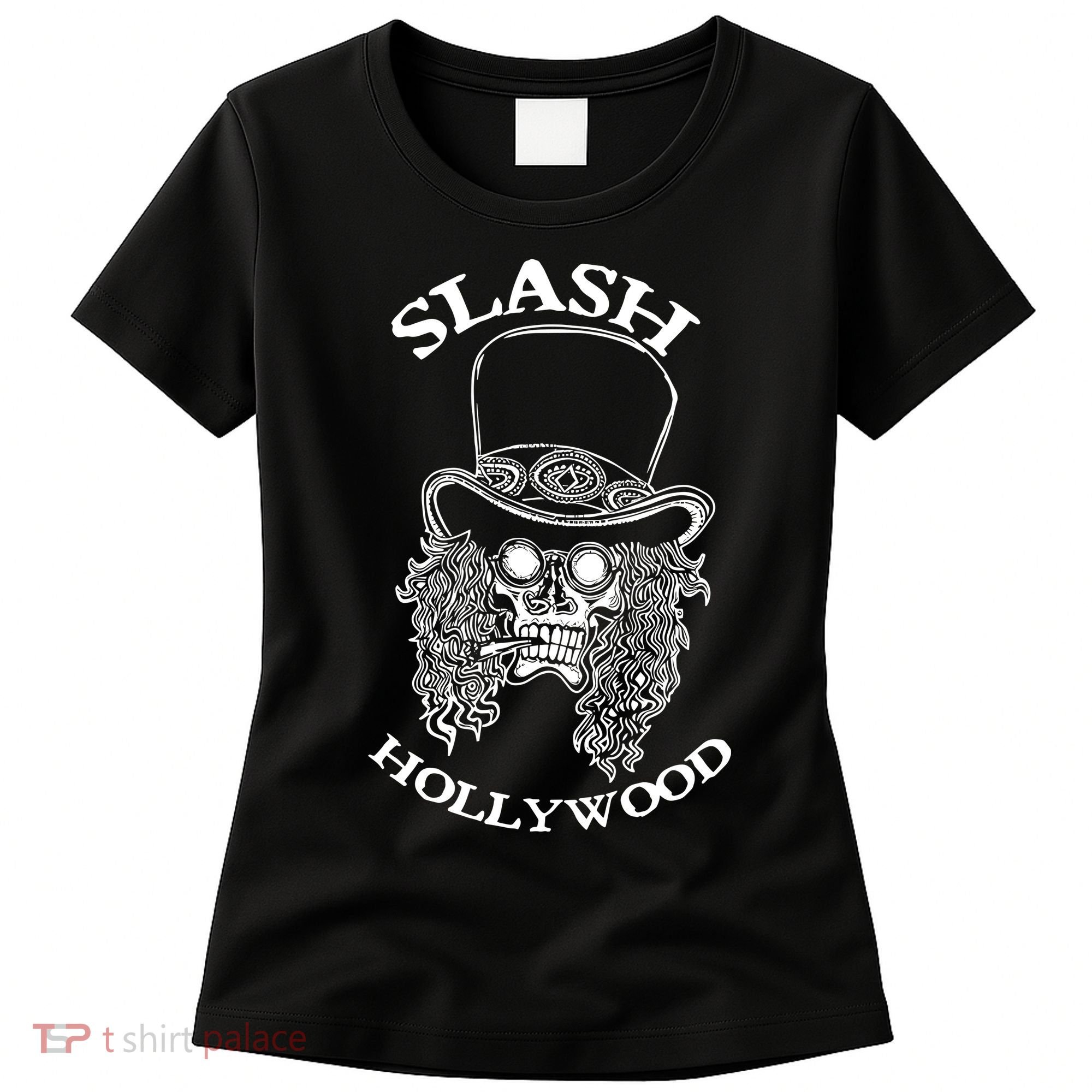 Slash Hollywood Skull Red Women's T-Shirt