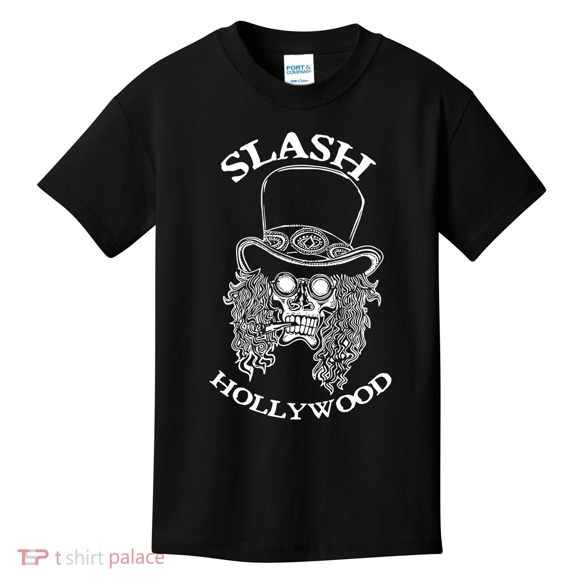 Slash Hollywood Skull Red Kids T-Shirt
