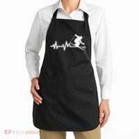 Ski Heartbeat Skiing Skier Great Gift Apron thumb 2