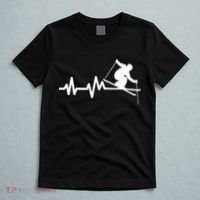 Ski Heartbeat Skiing Skier Great Gift T-Shirt thumb 5