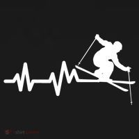 Ski Heartbeat Skiing Skier Great Gift Bucket Hat thumb 4
