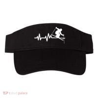 Ski Heartbeat Skiing Skier Great Gift Visor thumb 0