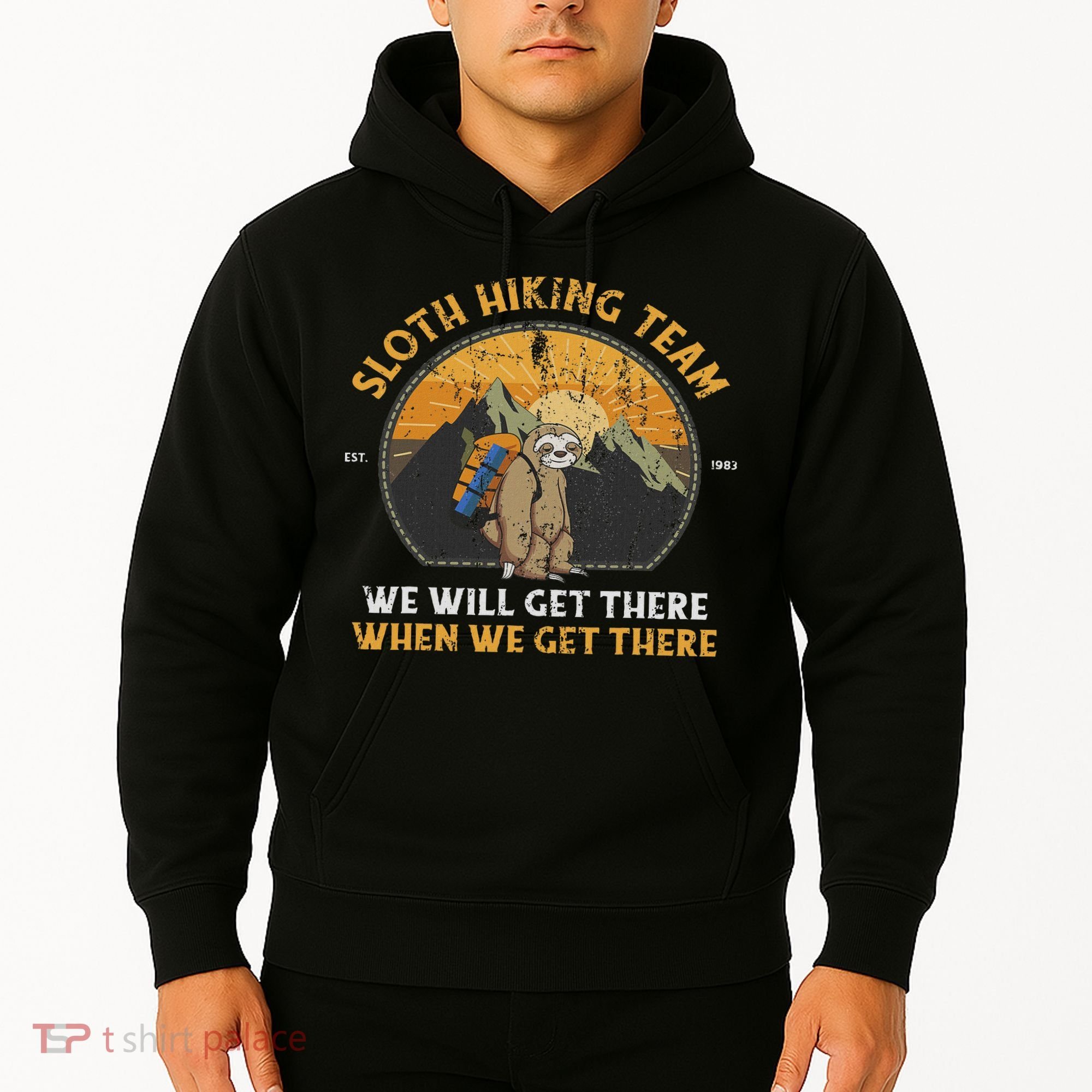 Sloth Hiking Sloth Hiking Team Hoodie