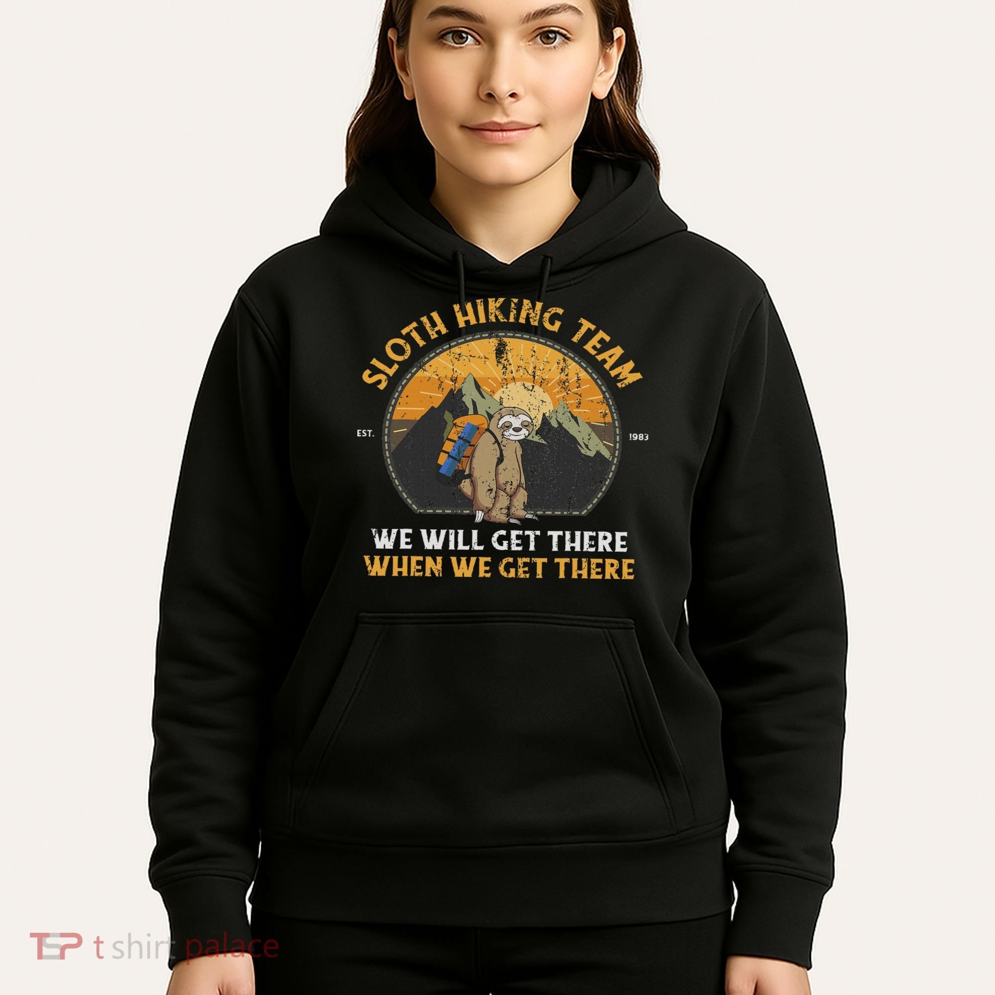 Sloth Hiking Sloth Hiking Team Hoodie