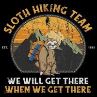 Sloth Hiking Sloth Hiking Team Tie-Dye Long Sleeve Shirt thumb 2