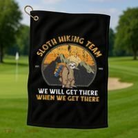 Sloth Hiking Sloth Hiking Team Golf Towel thumb 1