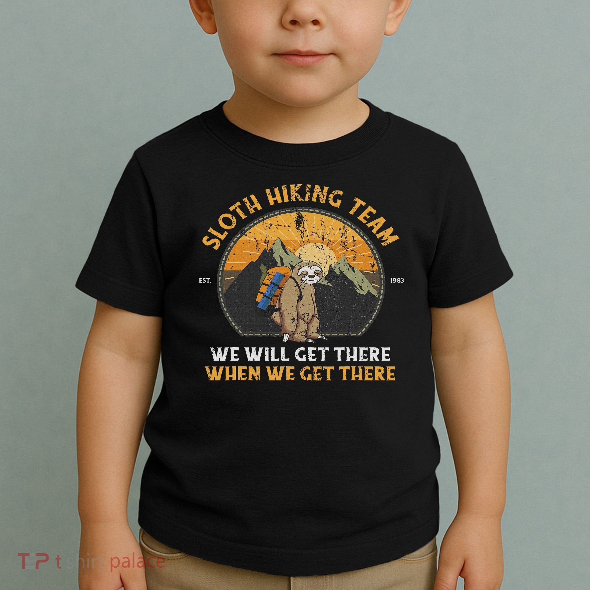 Sloth Hiking Sloth Hiking Team Toddler T-Shirt