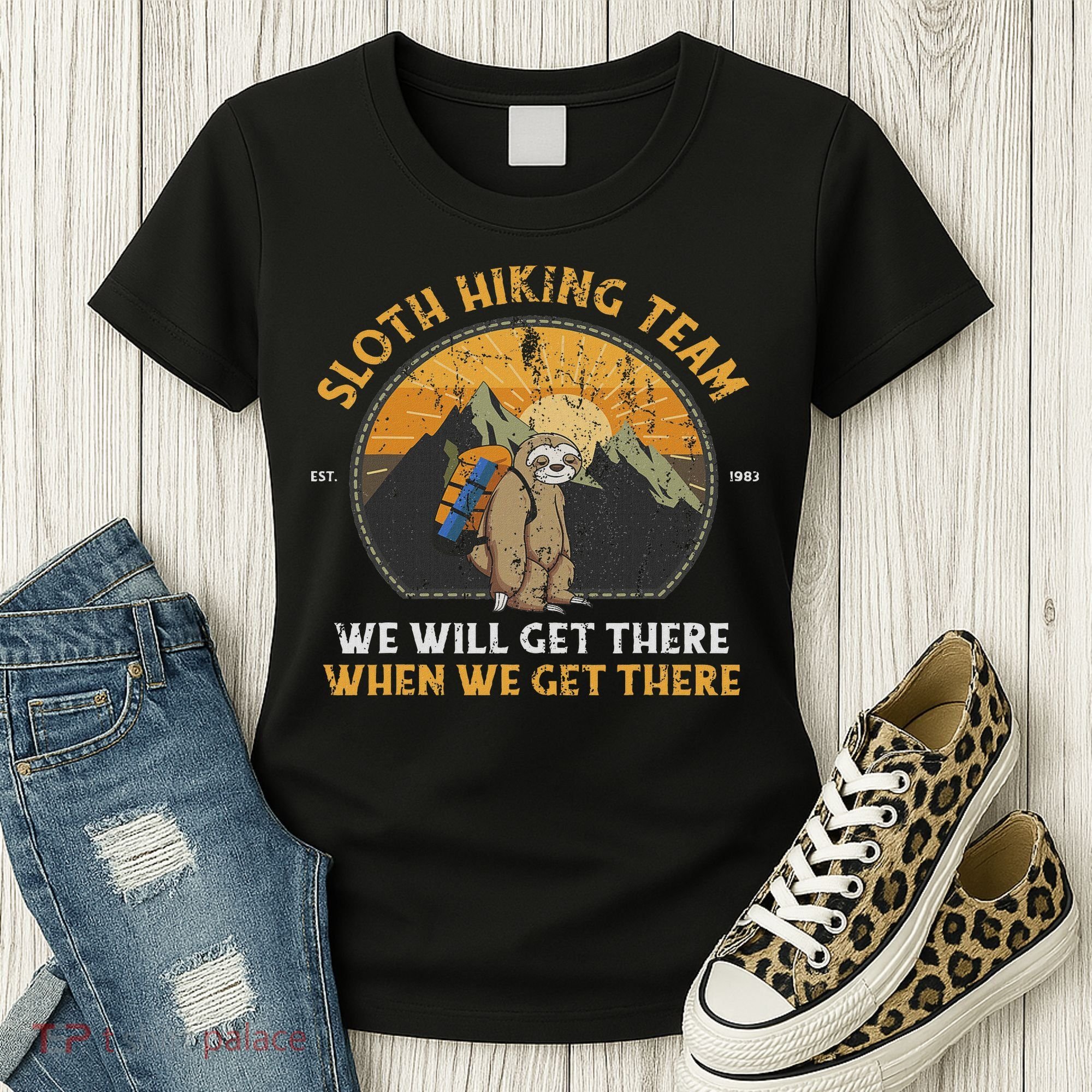 Sloth Hiking Sloth Hiking Team Women's T-Shirt