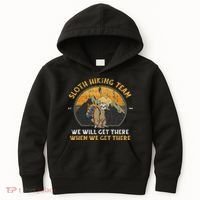 Sloth Hiking Sloth Hiking Team Kids Hoodie thumb 0