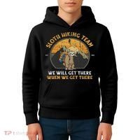 Sloth Hiking Sloth Hiking Team Kids Hoodie thumb 4