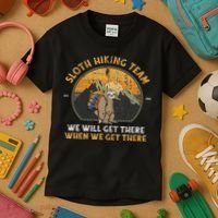 Sloth Hiking Sloth Hiking Team Kids T-Shirt thumb 3