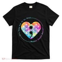 Semicolon Heart Suicide Prevention Mental Health Awareness T-Shirt thumb 0