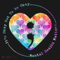 Semicolon Heart Suicide Prevention Mental Health Awareness T-Shirt thumb 7