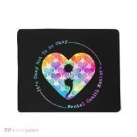 Semicolon Heart Suicide Prevention Mental Health Awareness Mousepad thumb 0