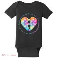 Semicolon Heart Suicide Prevention Mental Health Awareness Baby Bodysuit thumb 0