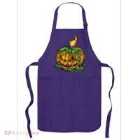 Spooky Halloween Scary Pumpkins Candle Apron thumb 0