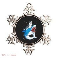 Siberian Husky Shark Jawsome Dog Lover Gifts Space Galaxy Ornament thumb 0