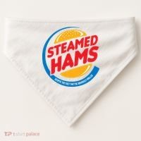 Steamed Hams USA-Made Doggie Bandana thumb 0