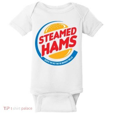 Steamed Hams Baby Bodysuit