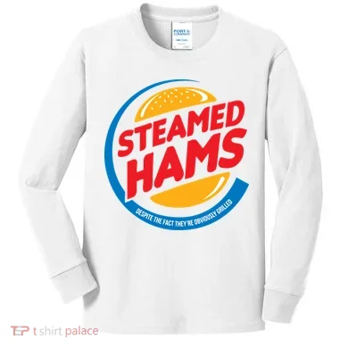 Steamed Hams Kids Long Sleeve Shirt