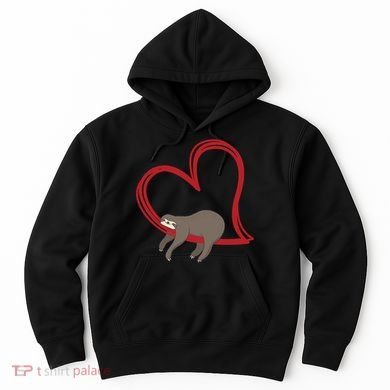 Sloth Heart Hoodie