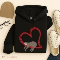 Sloth Heart Hoodie thumb 4