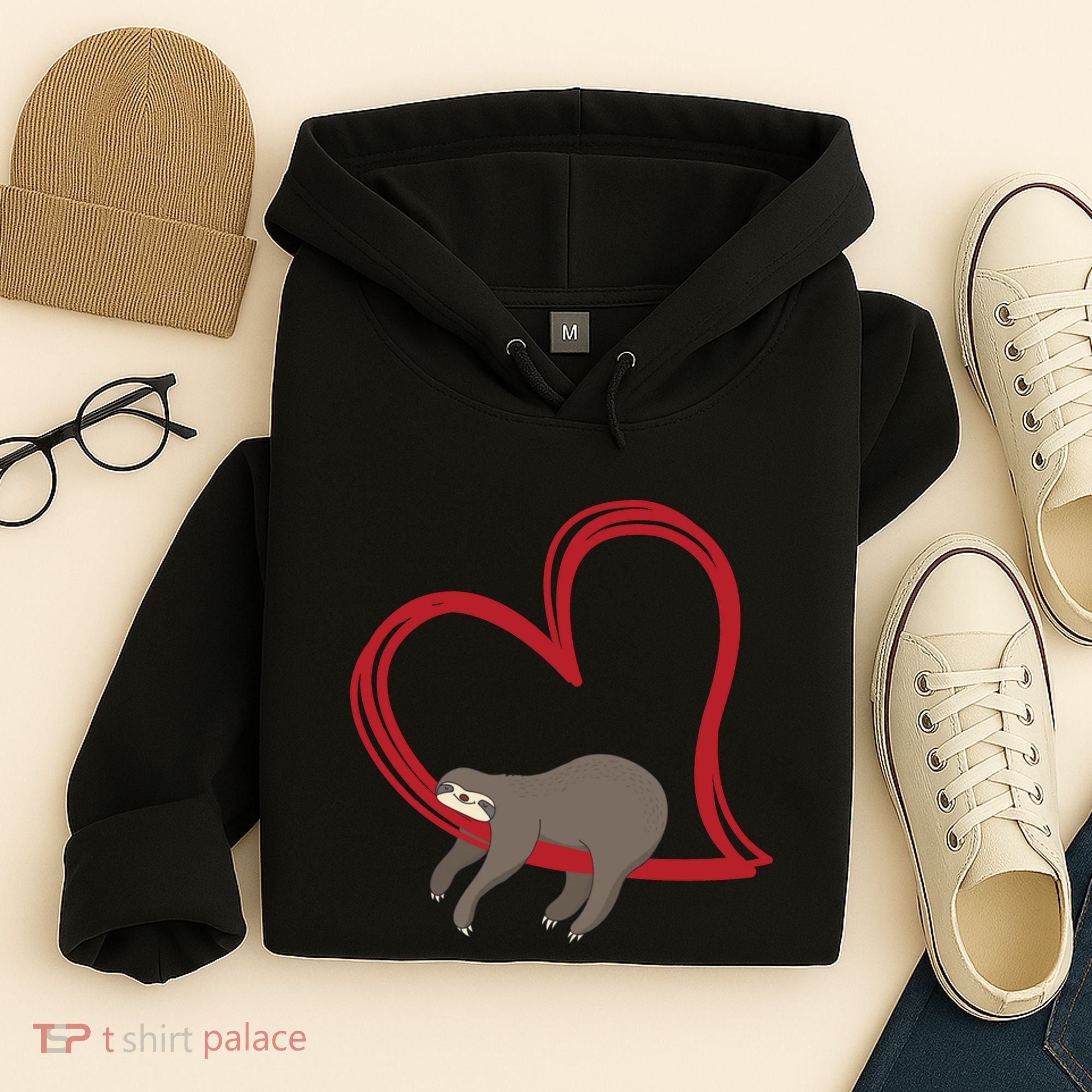 Sloth Heart Hoodie