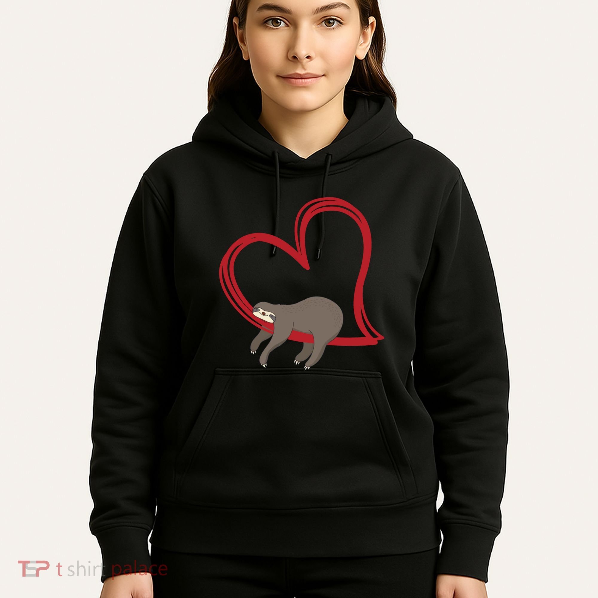 Sloth Heart Hoodie